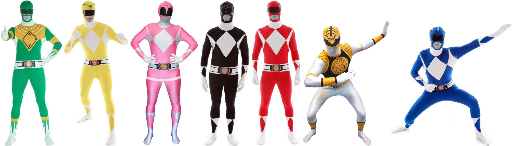 MIGHTY MORPHIN' POWER RANGER MORPHSUITS FOR ADULTS