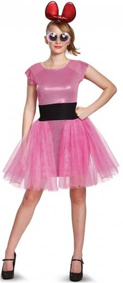 POWERPUFF GIRLS SASSY BLOSSOM COSTUME FOR WOMEN