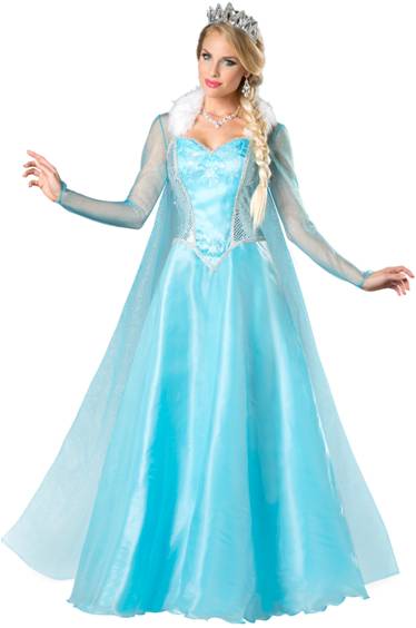 PREMIUM SNOW PRINCESS COSTUME FOR WOMEN