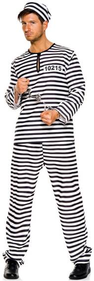 PRISONER PRISON MATE COSTUME FOR MEN