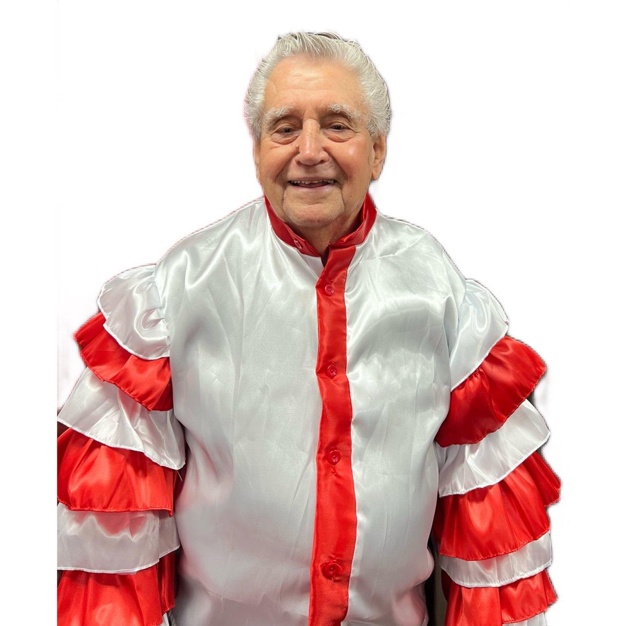 DELUXE RUMBERO COSTUME SHIRT FOR MEN (RED/WHITE)