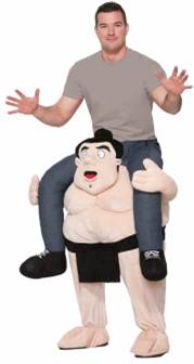 RIDE-ON SUMO WRESTLER COSTUME FOR ADULTS