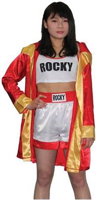 AUTHENTIC ROCKY BALBOA COSTUME FOR WOMEN