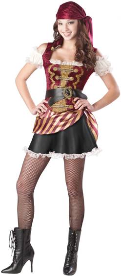 PIRATE BABE COSTUME FOR TEEN GIRLS