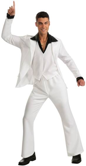 SATURDAY NIGHT FEVER WHITE SUIT COSTUME FOR MEN