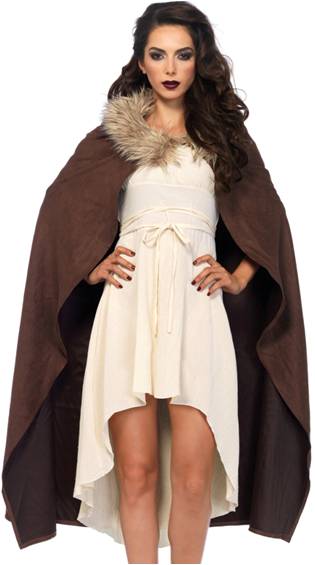 SEXY WARRIOR COSTUME CAPE ACCESSORY FOR WOMEN