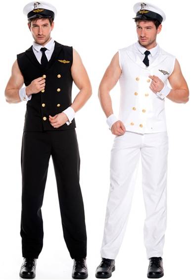 SEXY AIRLINE PILOT COSTUME FOR MEN