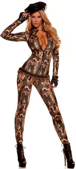 CAMO PRINT CATSUIT