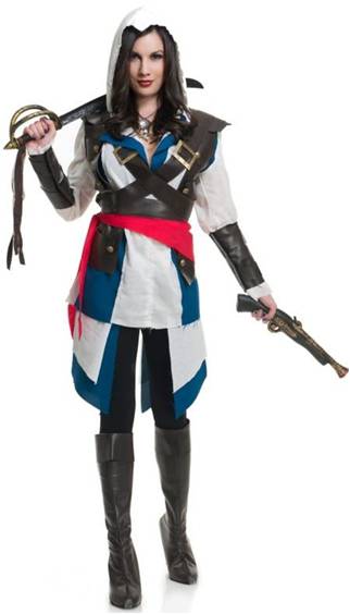 CUTTHROAT PIRATE COSTUME FOR WOMEN