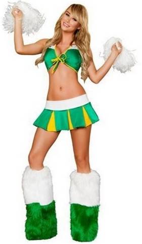 CHEERFUL SEDUCTRESS CHEERLEADER