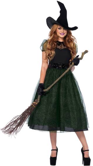 SEXY DARLING SPELLCASTER WITCH COSTUME FOR WOMEN