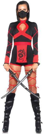 DRAGON NINJA SEXY COSTUME FOR WOMEN