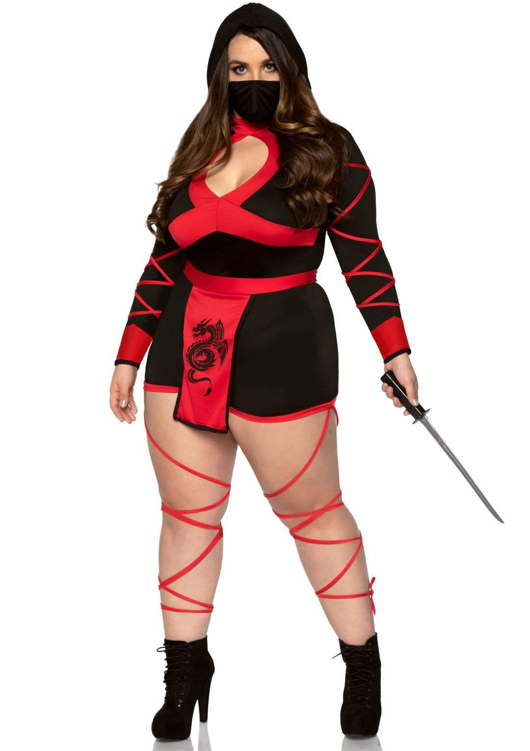 DRAGON NINJA FULL SIZE SEXY COSTUME FOR WOMEN