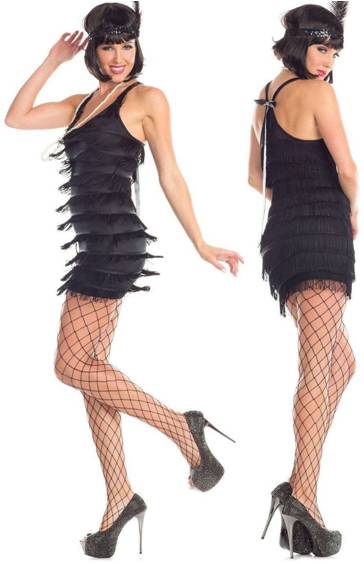 SEXY FLAPPER COSTUME FOR WOMEN