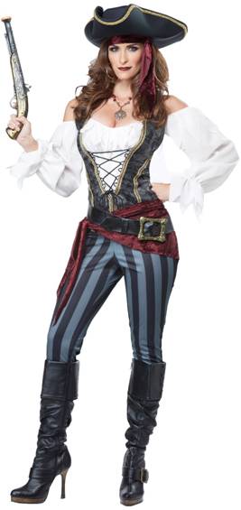 BRAZEN BUCCANEER PIRATE COSTUME FOR WOMEN