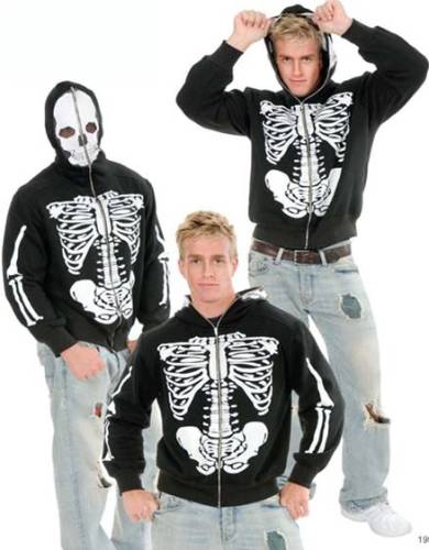 SKELETON HOODIE SWEATSHIRT