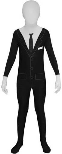 CHILD DELUXE SLENDERMAN MORPHSUIT