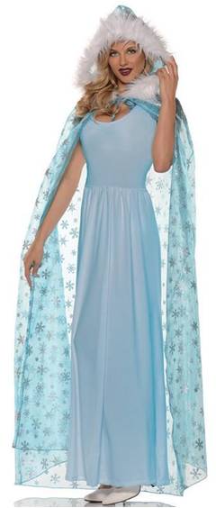 SNOW QUEEN CAPE FOR WOMEN