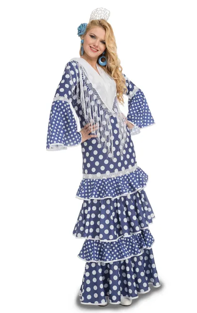 SPANISH FLAMENCO ALVERO COSTUME FOR WOMEN