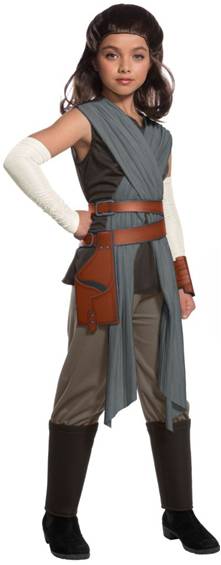 STAR WARS THE LAST JEDI REY COSTUME FOR GIRLS