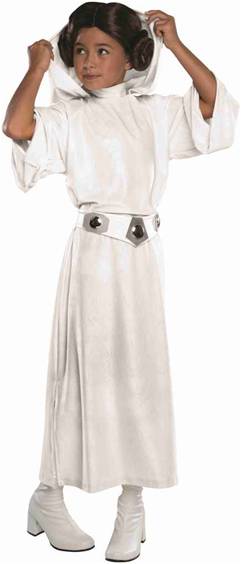 STAR WARS PRINCESS LEIA DELUXE COSTUME FOR GIRLS