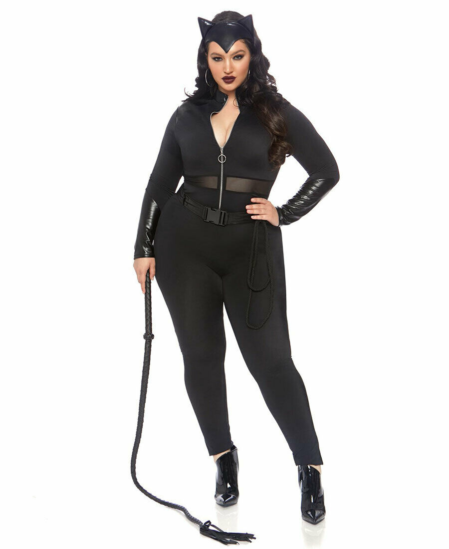 SULTRY SUPERVILLAIN CATWOMAN COSTUME FOR WOMEN