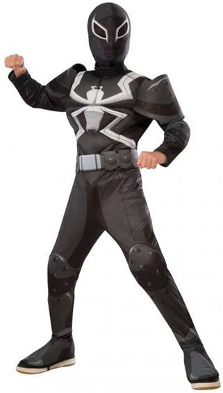 DELUXE AGENT VENOM COSTUME FOR BOYS