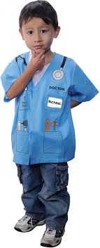 SURGEON SCRUBS DOCTOR COSTUME FOR BOYS OR GIRLS