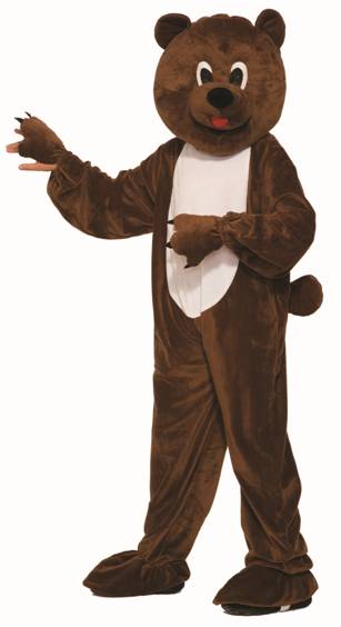 TEDDY BEAR MASCOT COSTUME FOR KIDS