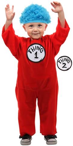 THING 1 and 2 COSTUME FOR INFANTS