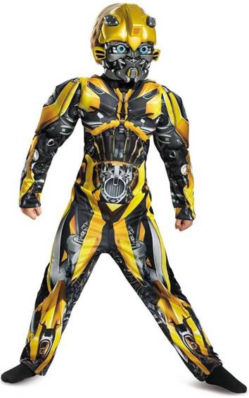 DELUXE MUSCLE BUMBLEBEE COSTUME FOR BOYS