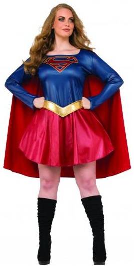 SUPERGIRL TV SHOW COSTUME FOR FULL FIGURED WOMEN