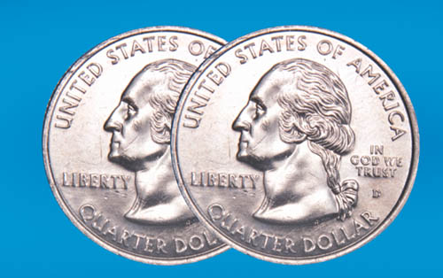 TWO-HEADED QUARTER