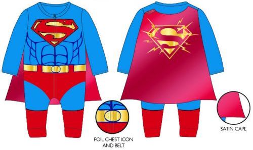 SUPERMAN COSTUME FOR BABIES INFANTS TODDLERS BOYS