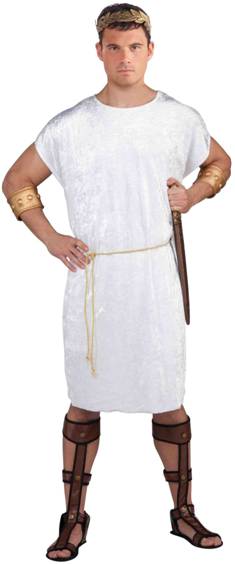 WHITE ROMAN TUNIC