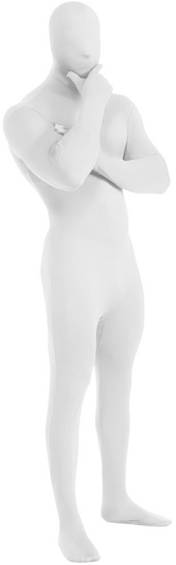 WHITE ZENTAI SECOND SKIN SUIT