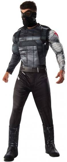 AVENGERS DELUXE WINTER SOLDIER COSTUME FOR MEN